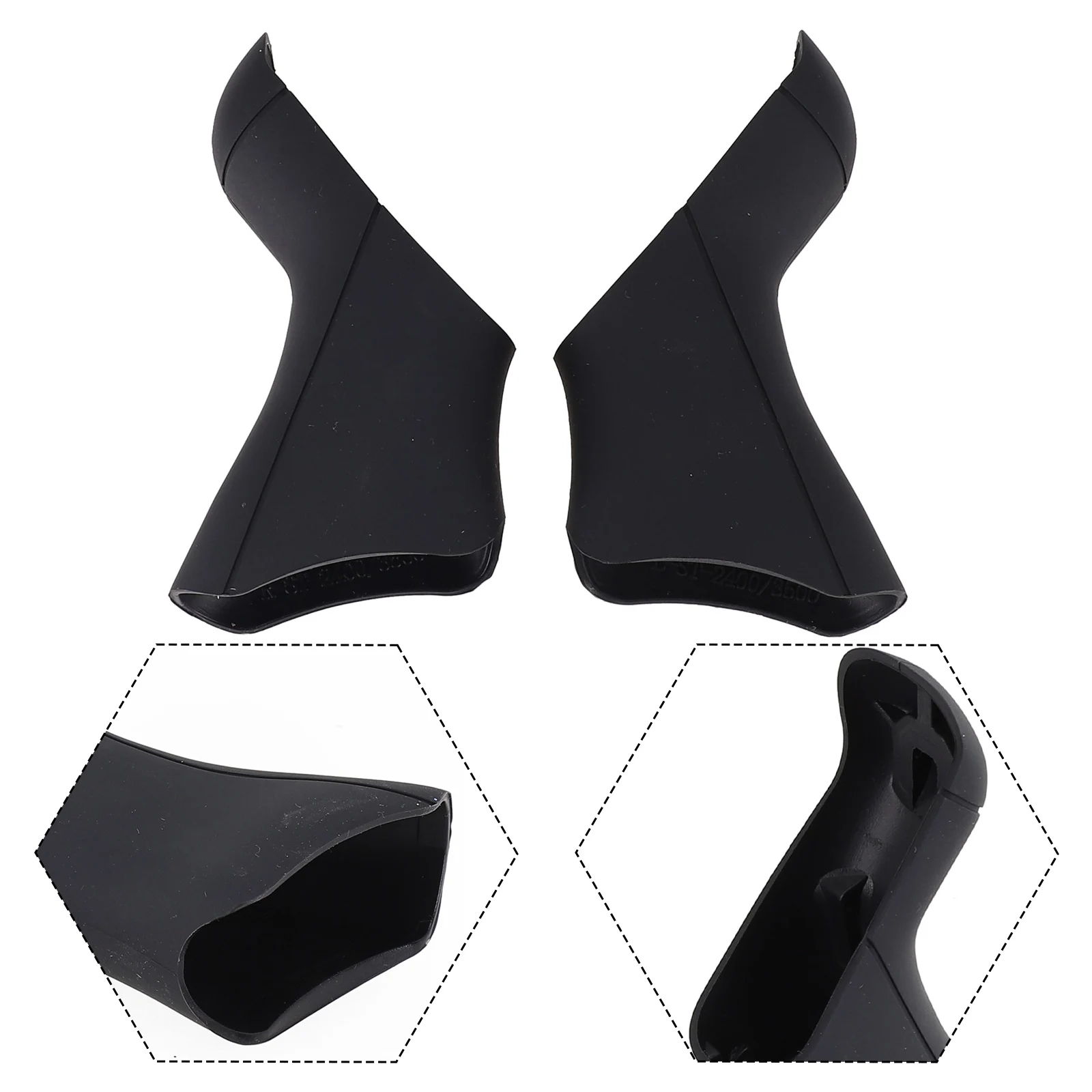 Road BikeBrake Gear Shift Covers Hoods For Shimano SORA/CLARIS ST2400/3500 Road Bike Quick Release Rubber Protector ﻿ ﻿