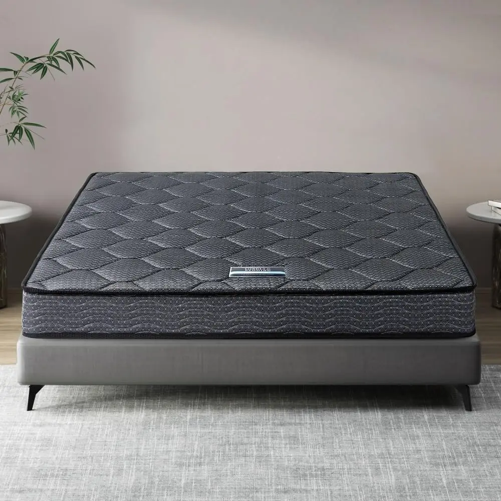 寝具 マットレス 16cm ダブル ボンネルコイル ティートップ 中硬フォーム