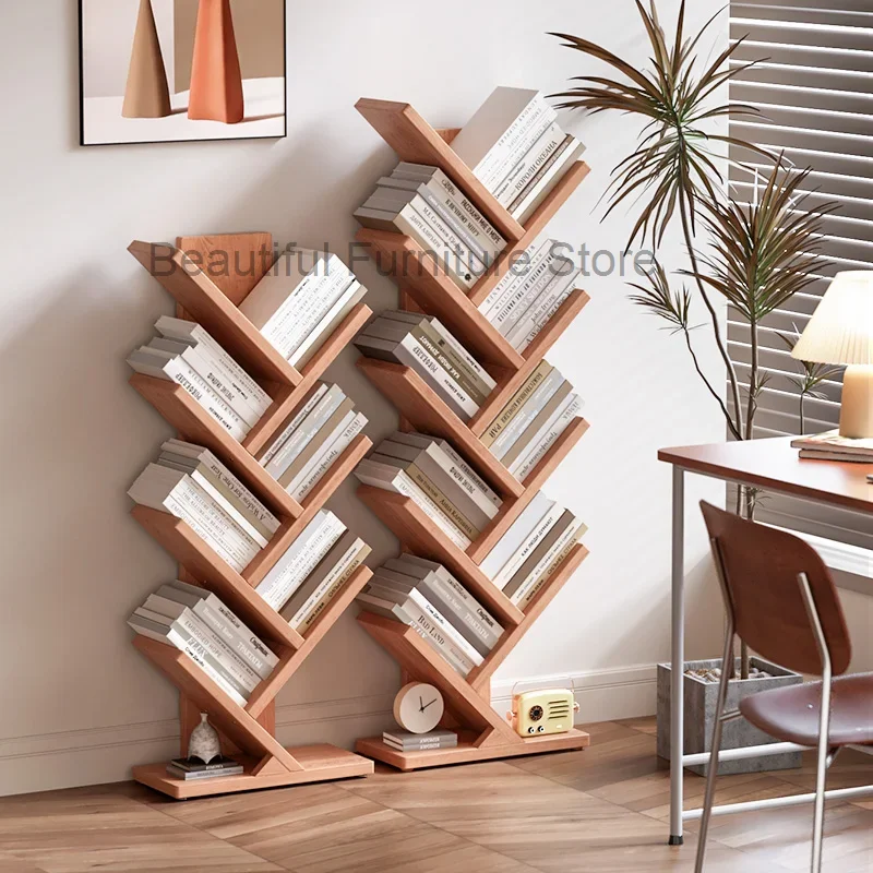 

Wooden Kitchen Bookcase Organizer Minimalist Storage Organizer Bookshelf Mobile Bedroom Estanteria Habitacion Nordic Furnitures