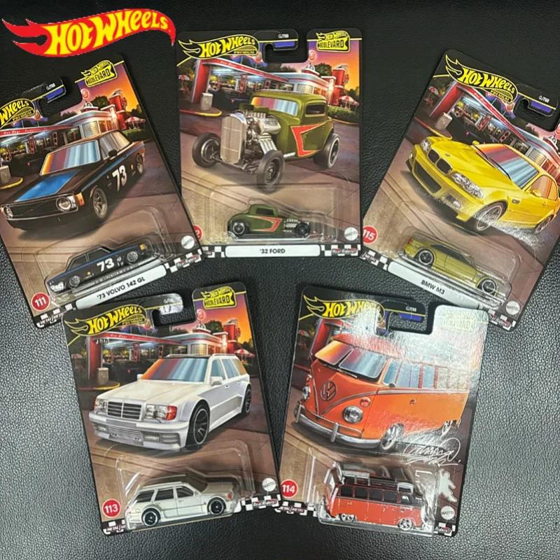 

Orginal Hot Wheels Boulevard Mix 5 Gjt68 1:64 Diecast Model Collectible Car Model Vehicle Boys Birthday Holiday Kids Gifts