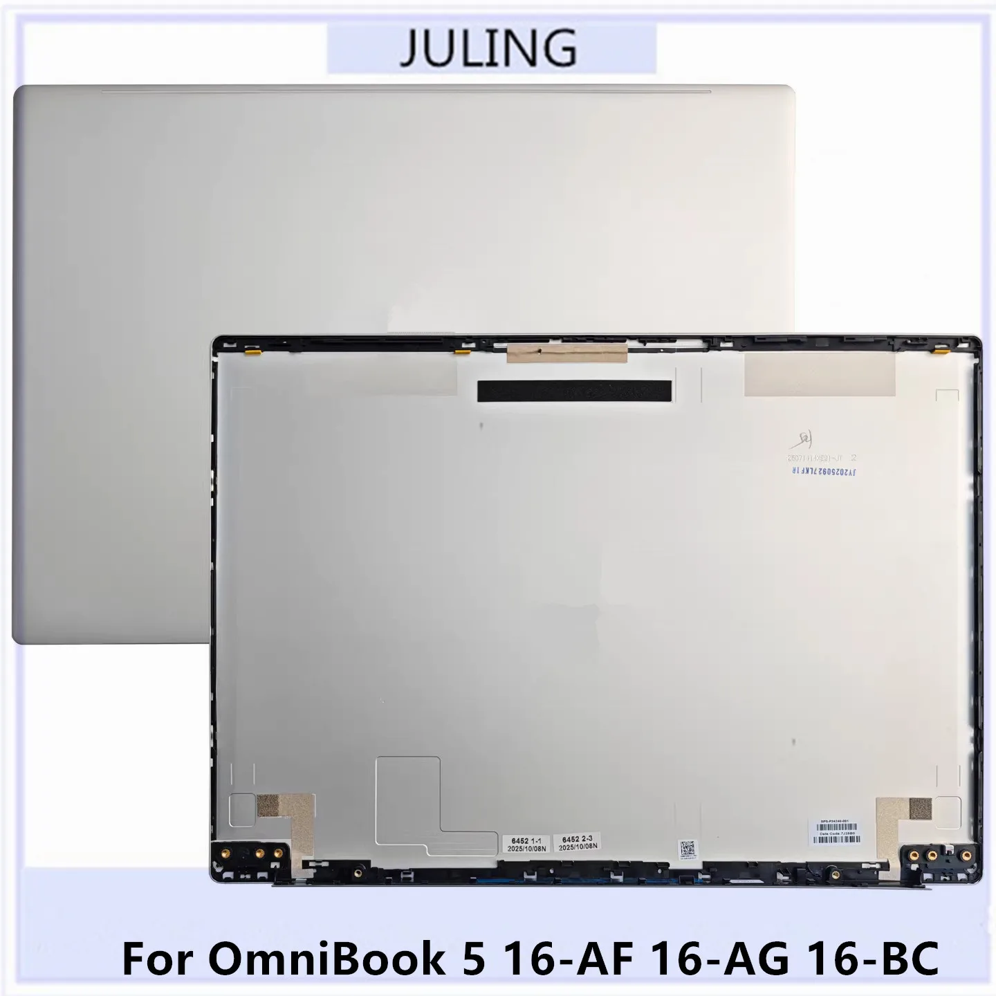 

For HP OmniBook 5 16-AF 16-AG 16-BC Laptop LCD Back Cover Top Case/Palmrest Upper Case with Backlit SP/US Keyboard