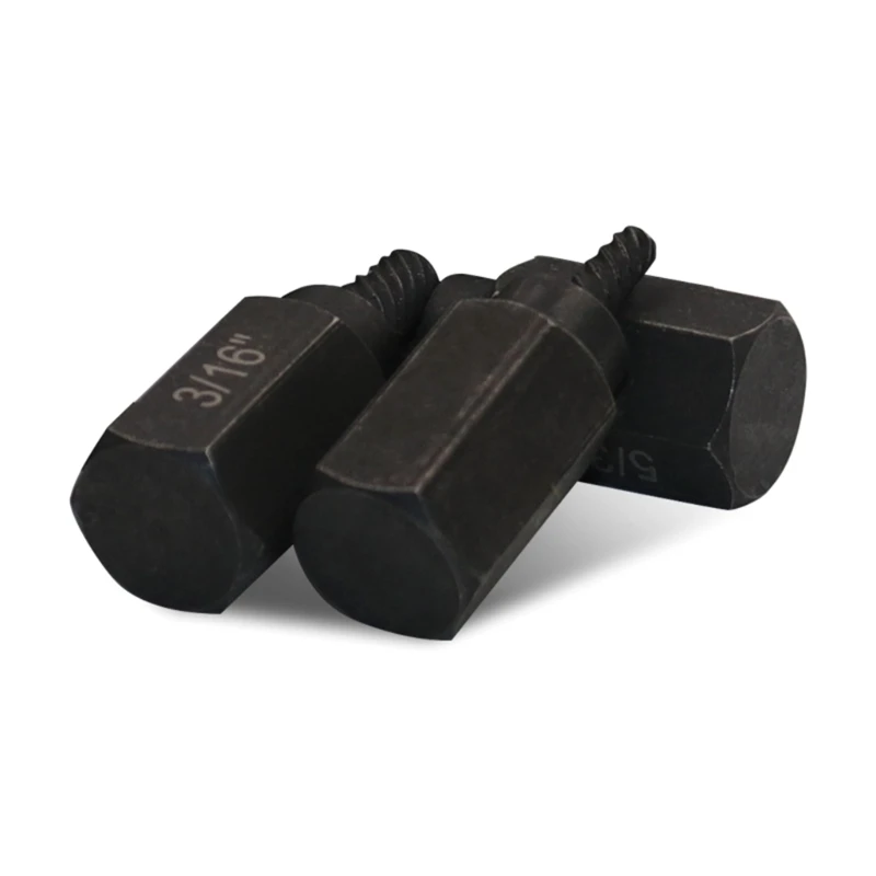 K1KA Steel Screw Extractor Set for Mechanics, Artists, Amateurs Tools Screw Extractor