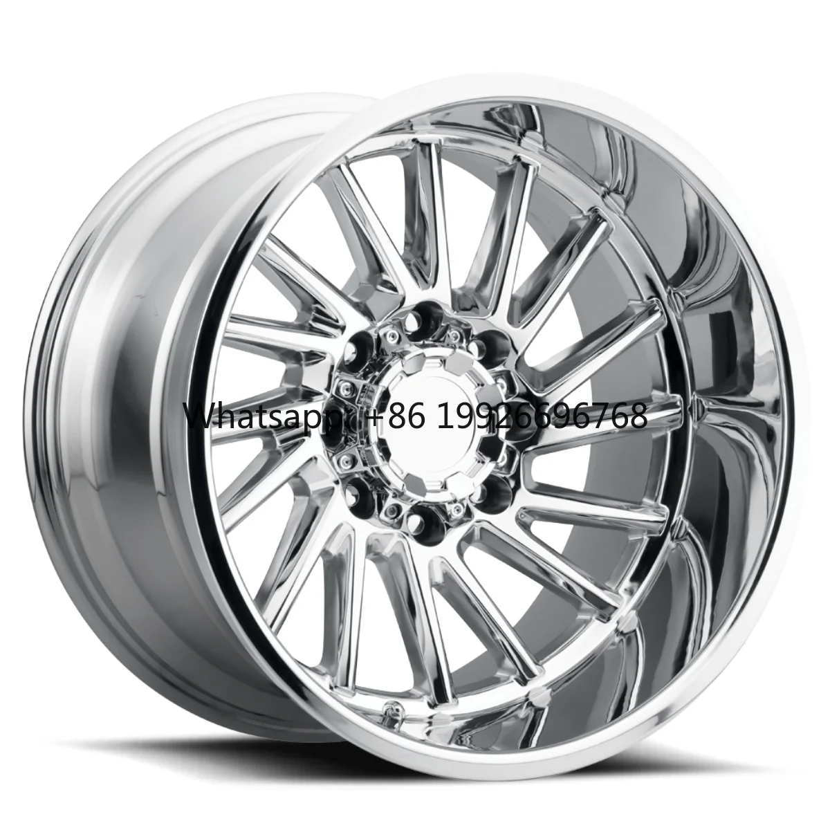 

20-22 Inch Chrome Alloy Off-Road Wheels 5x150 5x127 8x165.1 Fit for Ranger Raptor F150 F250 F350 Ram SUV Pickups