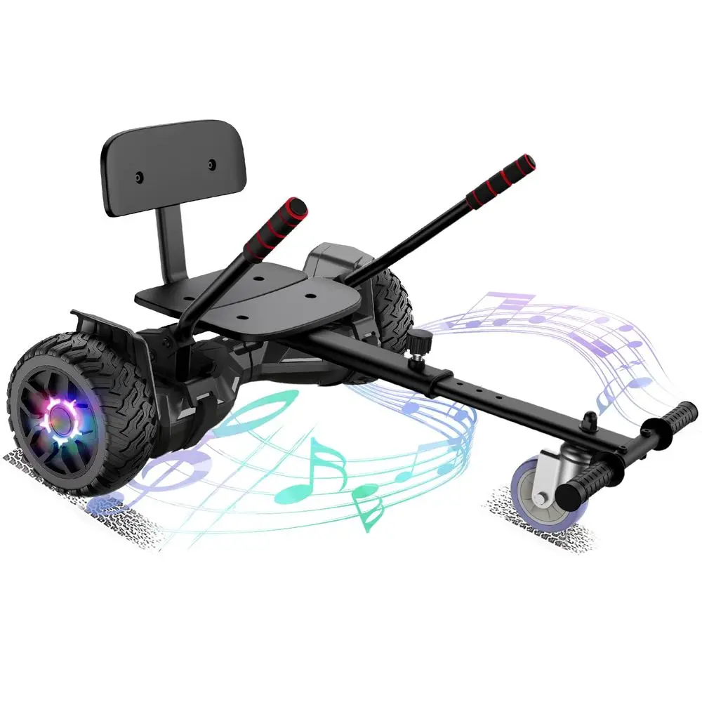 

Self Balance Scooter Seat Attachment 6.5 TwoWheel Self Balancing Electric Scooter with LED Light Flash Lights Wheels