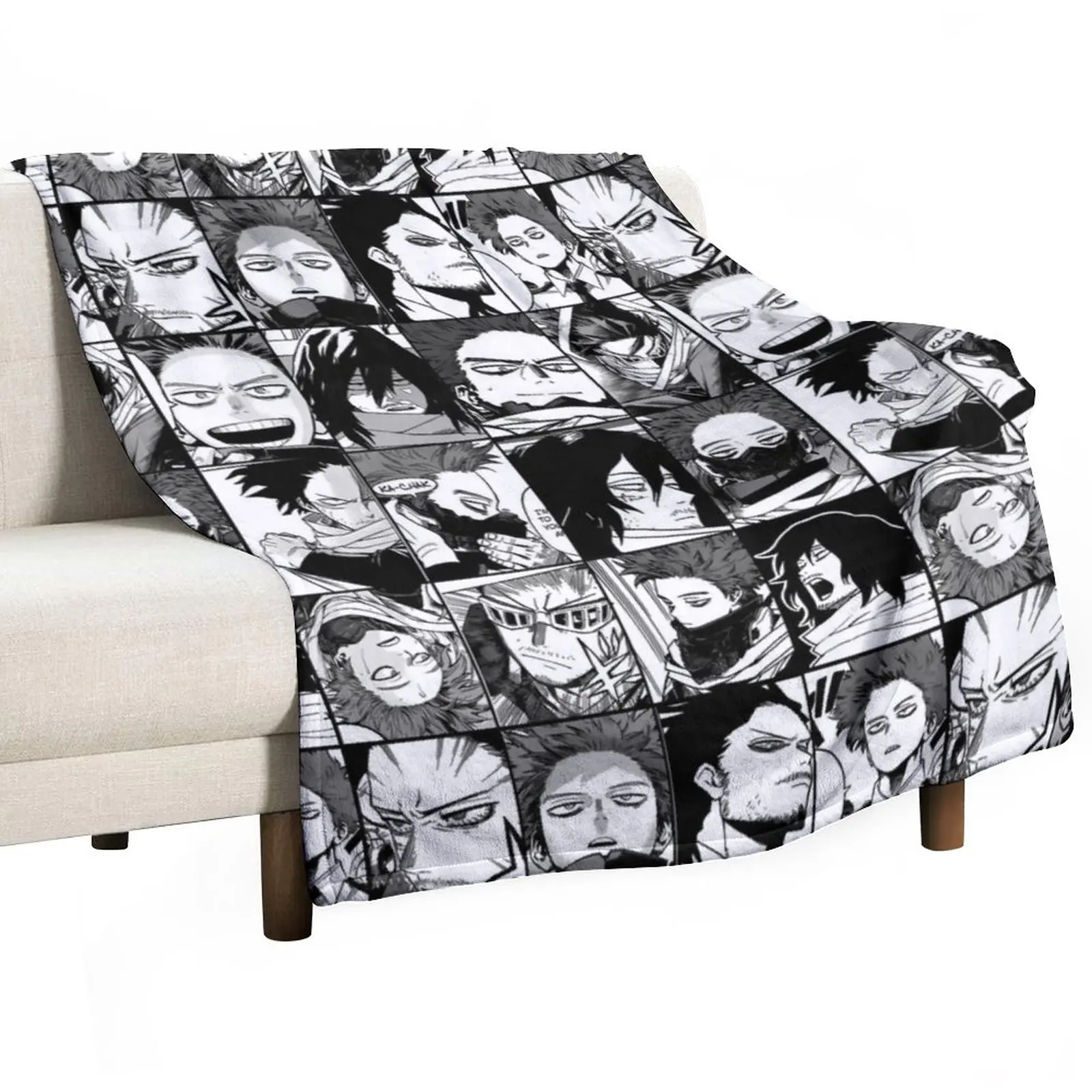 Aiza wa and Shin zo mix manga panels collage Throw Blanket Summer Blankets For Sofas Blankets