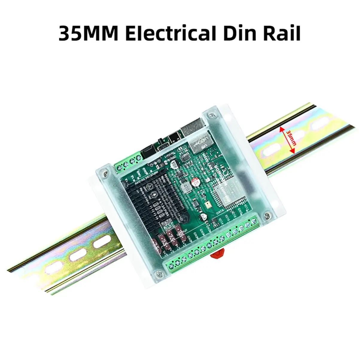 A72U  4CH Ethernet DIN Rail WLED Controller 30A WiFi Music Sync DC5-24V Addressable WS281X LED Strip