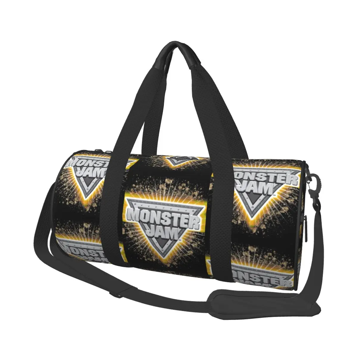 

Monster Jam Large Duffle Gym Bag Multi-Functional Duffle Travel Bags Handbags Fitness bag