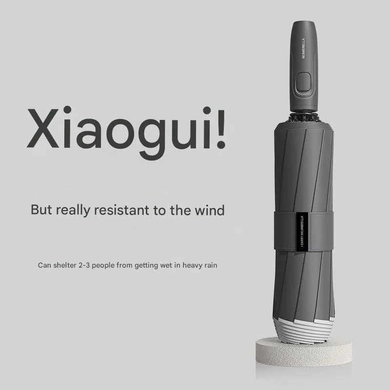

Полностью автоматический зонт от солнца, увеличенный усиленный ветрозащитный складной зонт большого размера для домашнего и использования в автомобиле