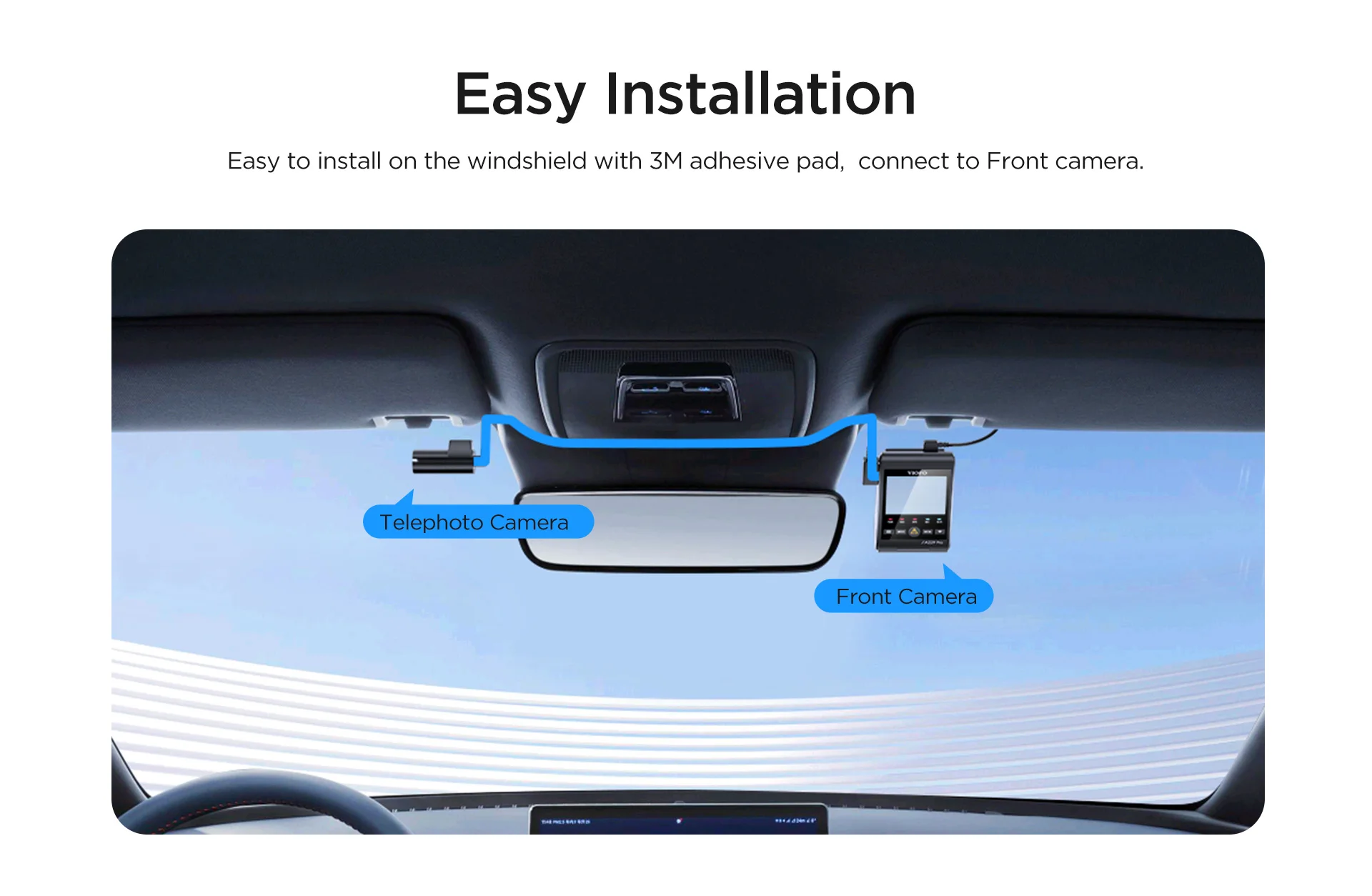 VIOFO RTC320 Teleobjektiv-Kamera für A229 PLUS/A229 PRO – Detail 5