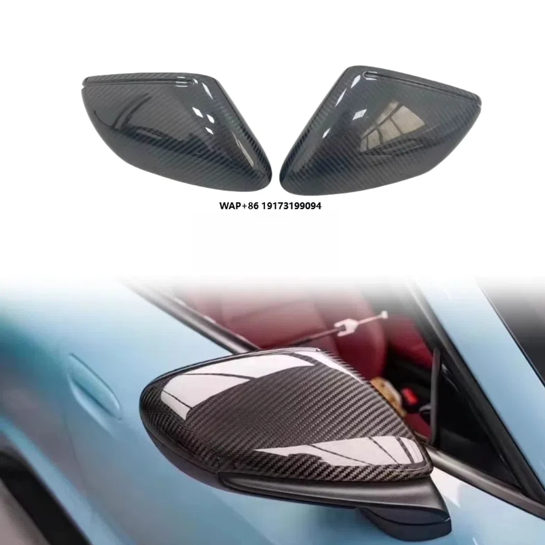 

Hot Pressed Carbon Fiber Side Rearview Mirror Cover Body Kit for 911 992 Dry Carbon Fiber Replacement Rearview Mirror