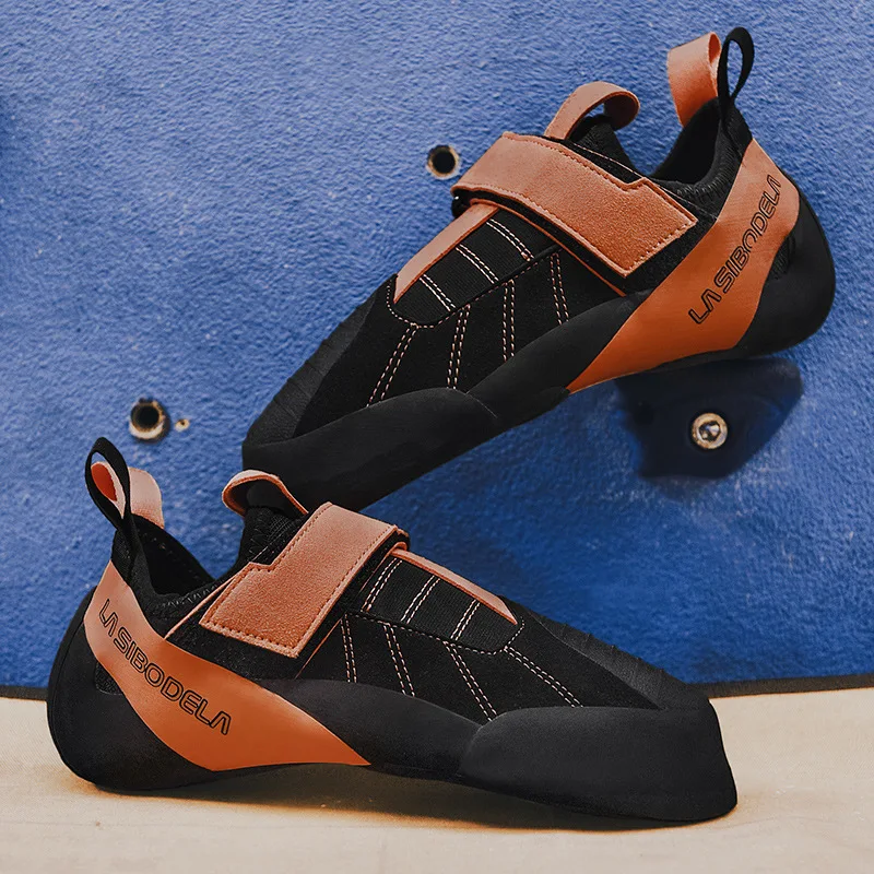 Indoor Outdoor Rock Climbing Shoes for Beginners Men Women Anti Slip Wear Resistant Suede