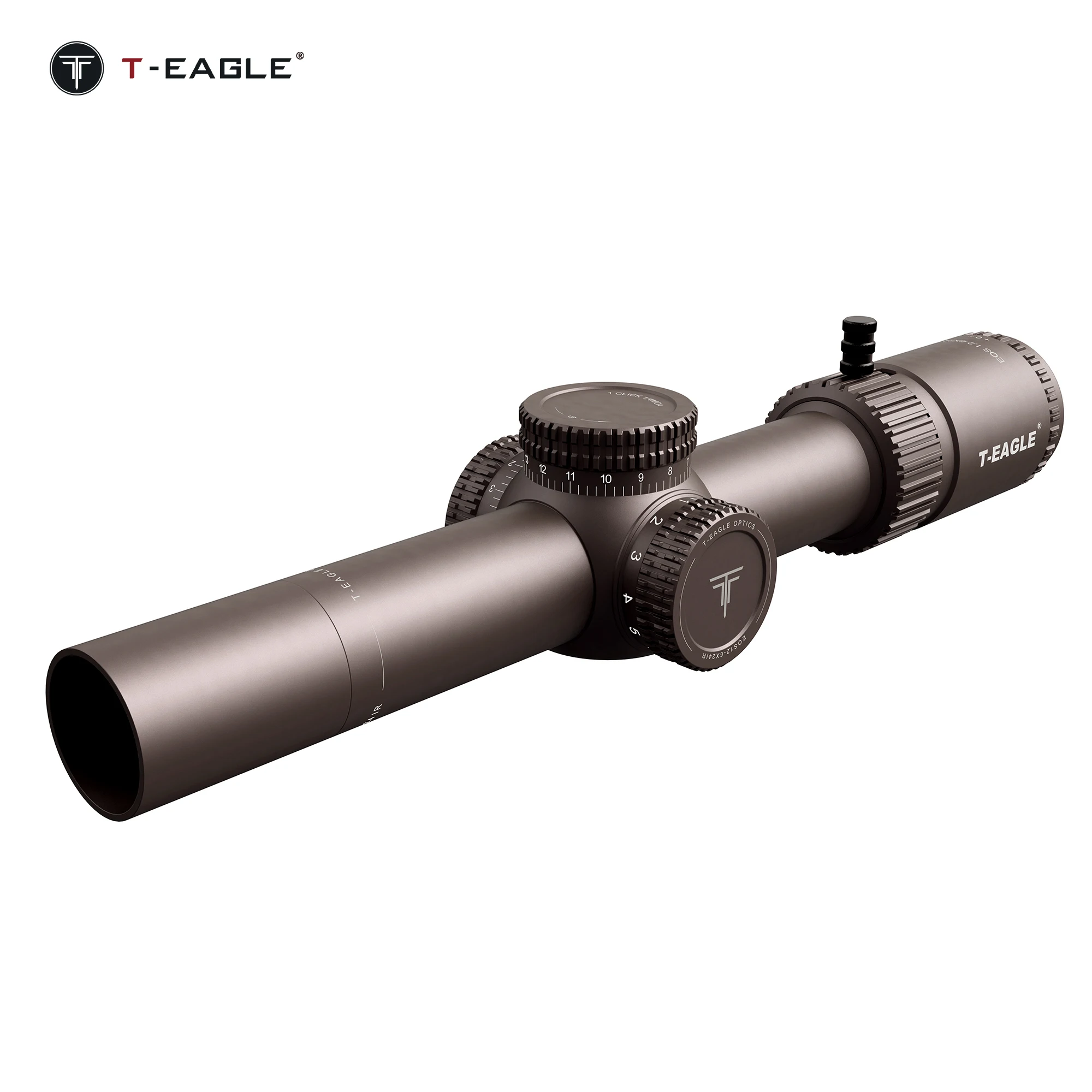 T-EAGLE EOS 1.2-6 X24 IR التكتيكية قصيرة Riflescope للصيد نطاق بندقية LPVO مع الضوء الأحمر الأخضر Aisoft Lunetas يناسب Carbine #2