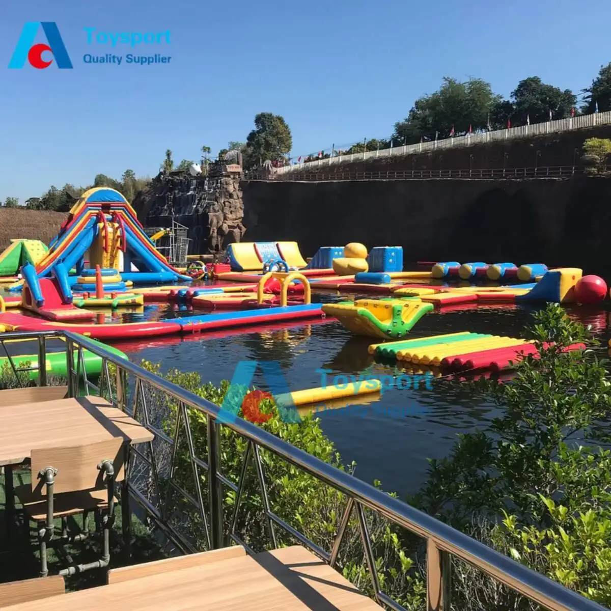 ting Aqua Park / Water Amusement Park/ Inflatable Water Park Equipment For Adult