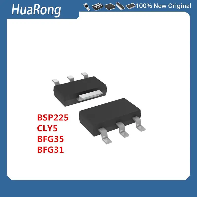 10Pcs/Lot  BSP225     CLY5 E6327     BFG35   BFG31   SOT-223