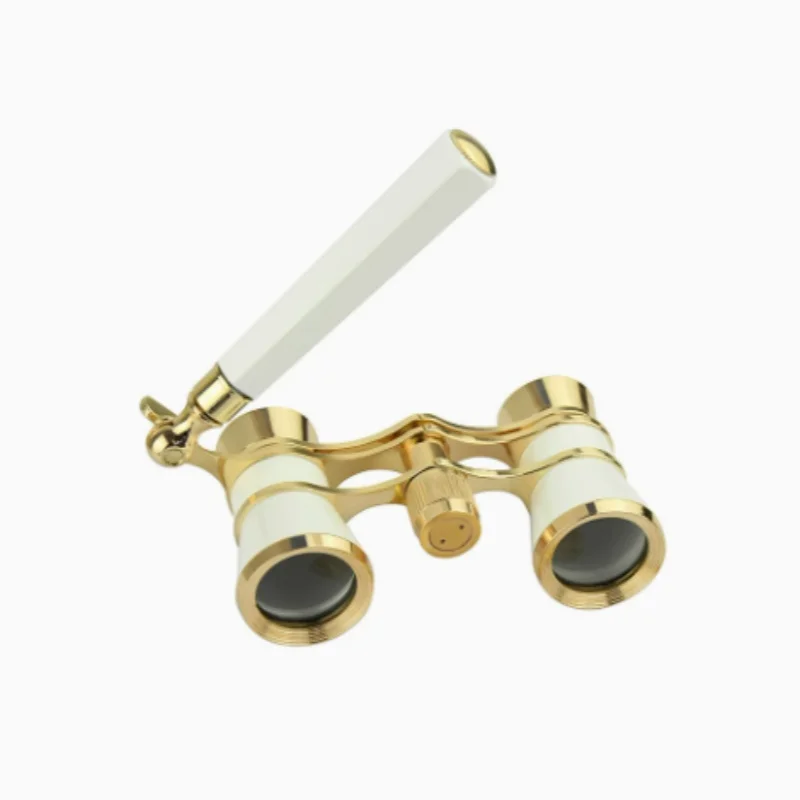 

Легкие оптические оперные бинокли в ретро-стиле, компактные портативные складные бинокли с регулируемой ручкой