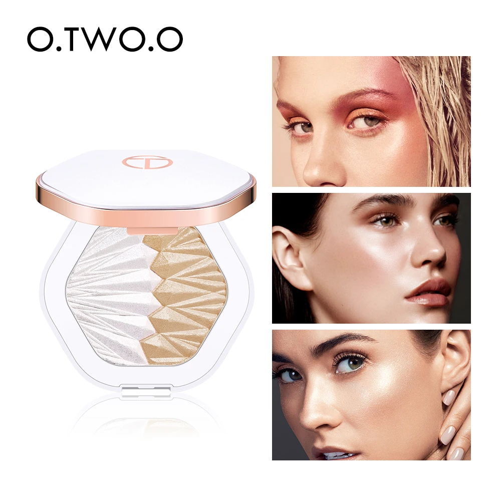 Shell Highlighter Makeup For Body Face Radiance Long Lasting Fluorescence Contouring Highlighters Pressed powder Bronzer sets