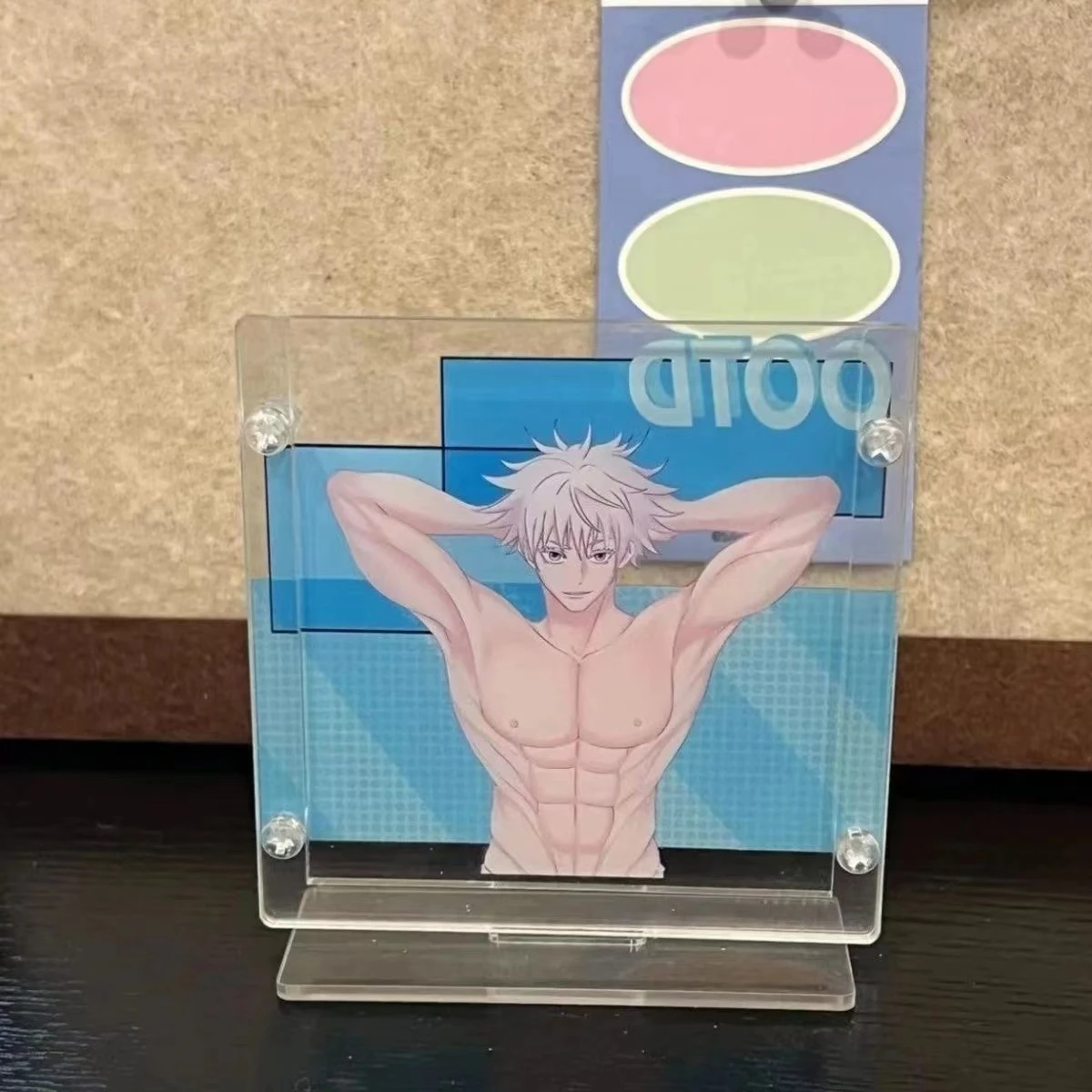 

Anime Jujutsu Kaisen Satoru Gojo Cosplay Acrylic Through Tabletop Decoration Reloading Standing Sign Ambitus