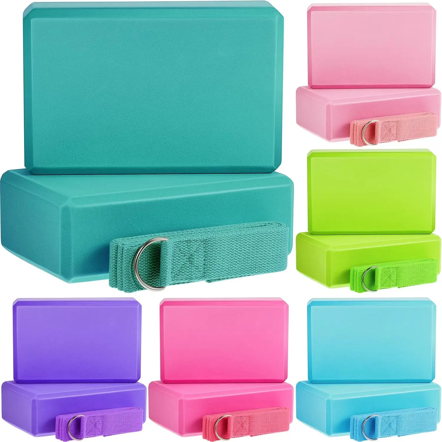 18 Pcs Yoga Block A…