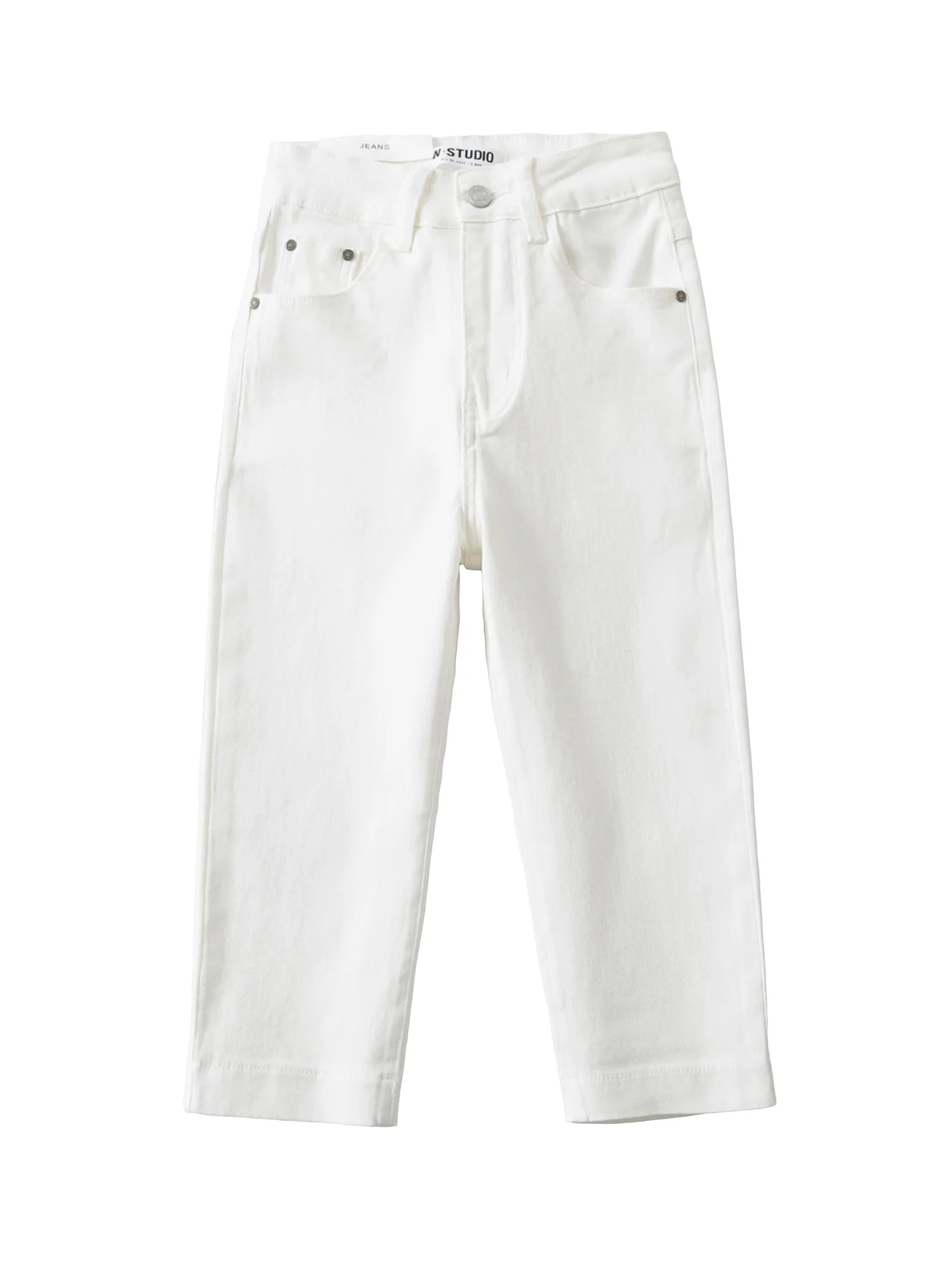 Women's Slim Fit Denim Mid-Calf Pants American Curve Sensation Elastic Ankle-Length Base Layer Trendy Cotton Natural Waist