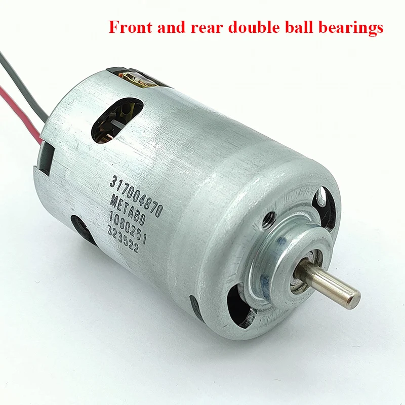 Imagem -05 - Johnson-motor Elétrico de Potência de Alta Velocidade Rolamento de Esferas Duplo Micro Motor Elétrico Faça Você Mesmo Makita dc 12v 18v 24000rpm Rs887 317004870 48 mm