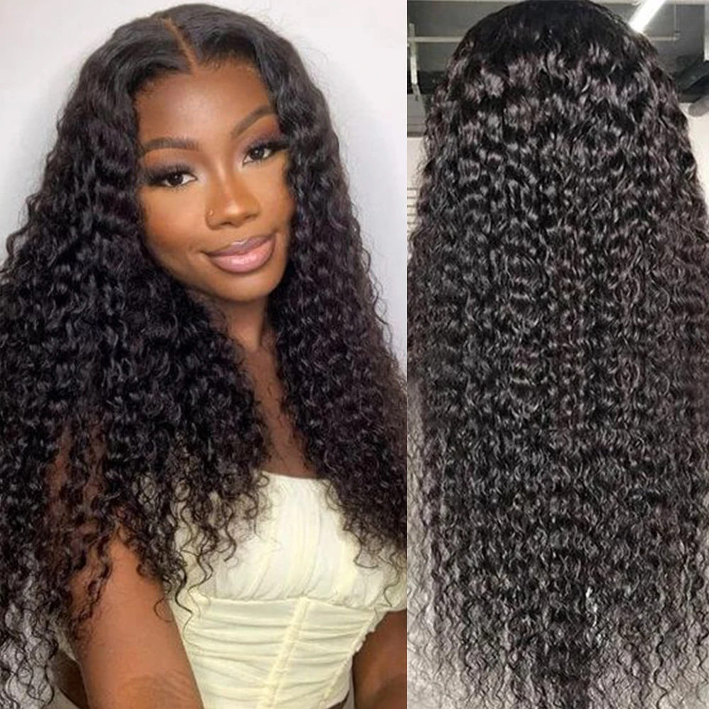 Curly Lace Front Human Hair Wigs Human Hair Hd Lace Wig 13x6 Human Hair Curly Human Hair Wig Deep Wave Frontal Wig 13x6 Hd Lace