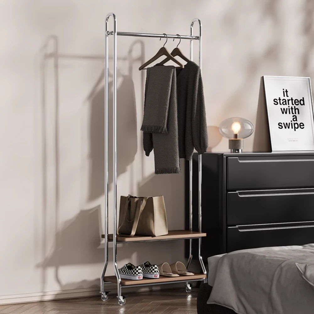 wi-Aesthetic Metal Clothes Unique Minimalist Design Beautiful Girl Home Furniture Stylish Storage Solutions For Modern Spaces-