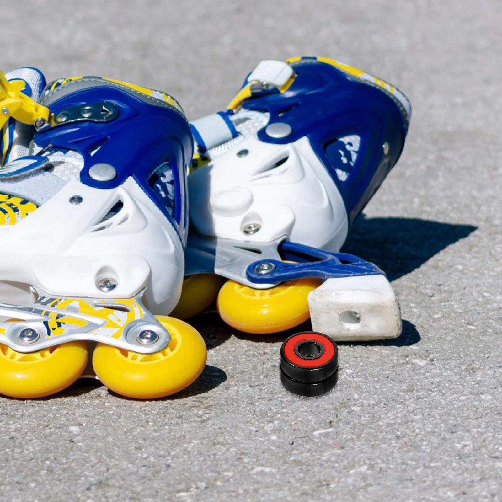 4 قطعة محامل لوح التزلج المعدنية عالية المتانة السلس دوران Longboard حذاء تزلج بعجلات سكوتر محامل عالمية قوية