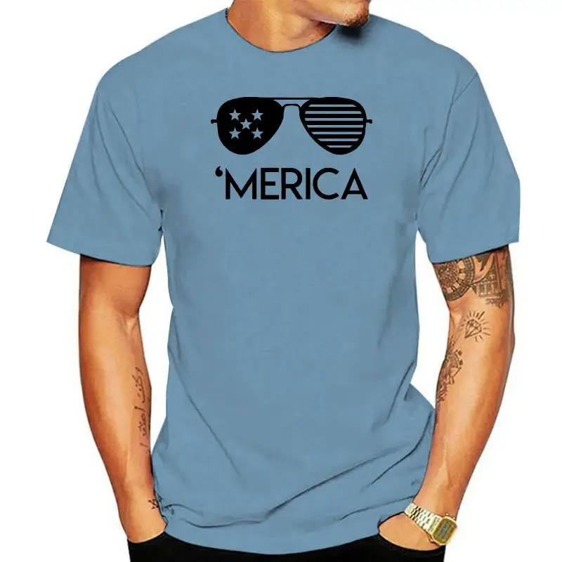 Urban Merica Glasses Graphic Men T-shirt Loose Clothes T Shirt Discount 100 % Cotton T Shirt for Men