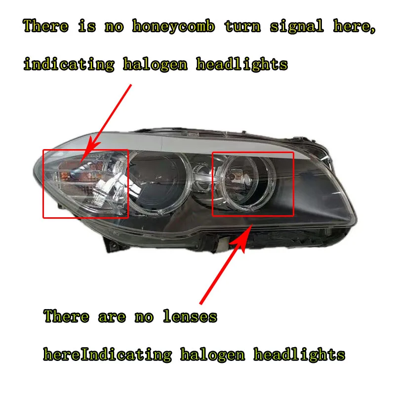 Suitable for BMW 5 Series F18 F10 520 headlight internal wiring harness low configuration halogen headlight wiring harness plug
