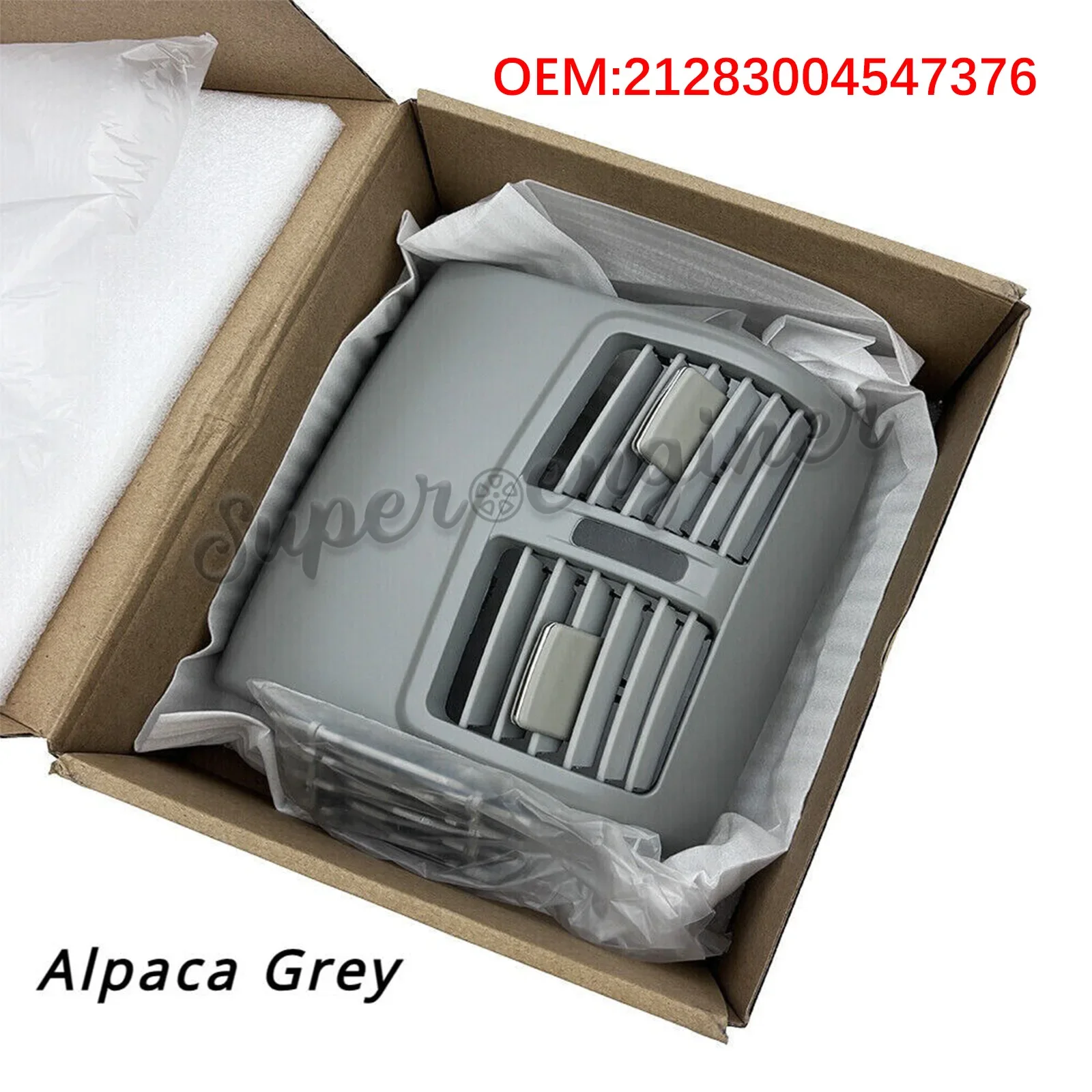 

Center Console Rear Vent Cover A21283004547376 for MERCEDES-BENZ E W212