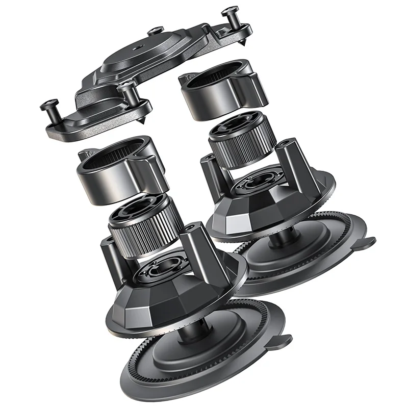 Hot Seller Universal Dual Suction Cup Mount Tablet Holder with Extension Rod Tablet Clamp for iPad or Other Tablets - view 2