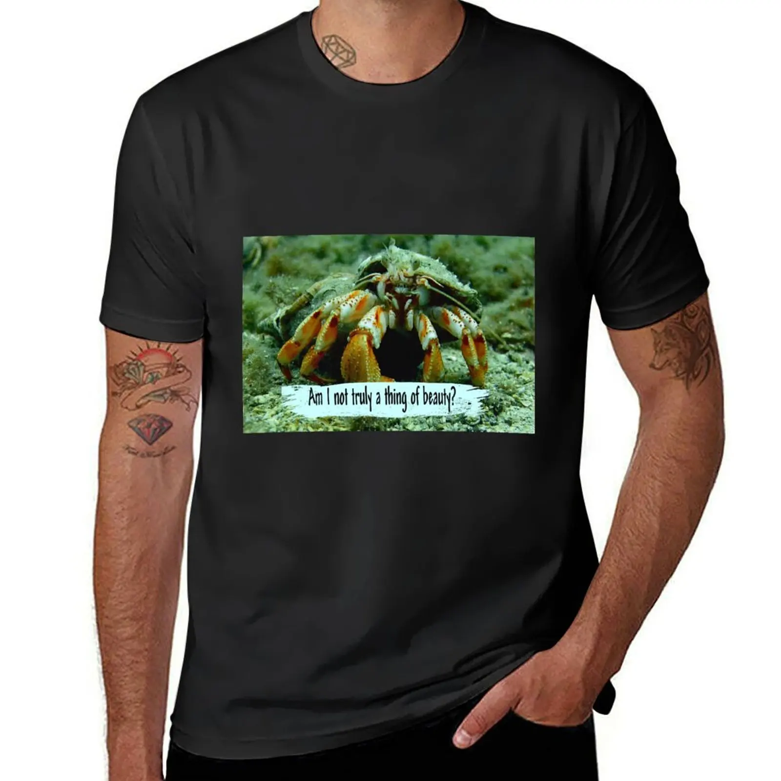 Angeline is a beautiful hermit crab T-Shirt oversizeds customs design your own customizeds boys animal print mens white t shirts