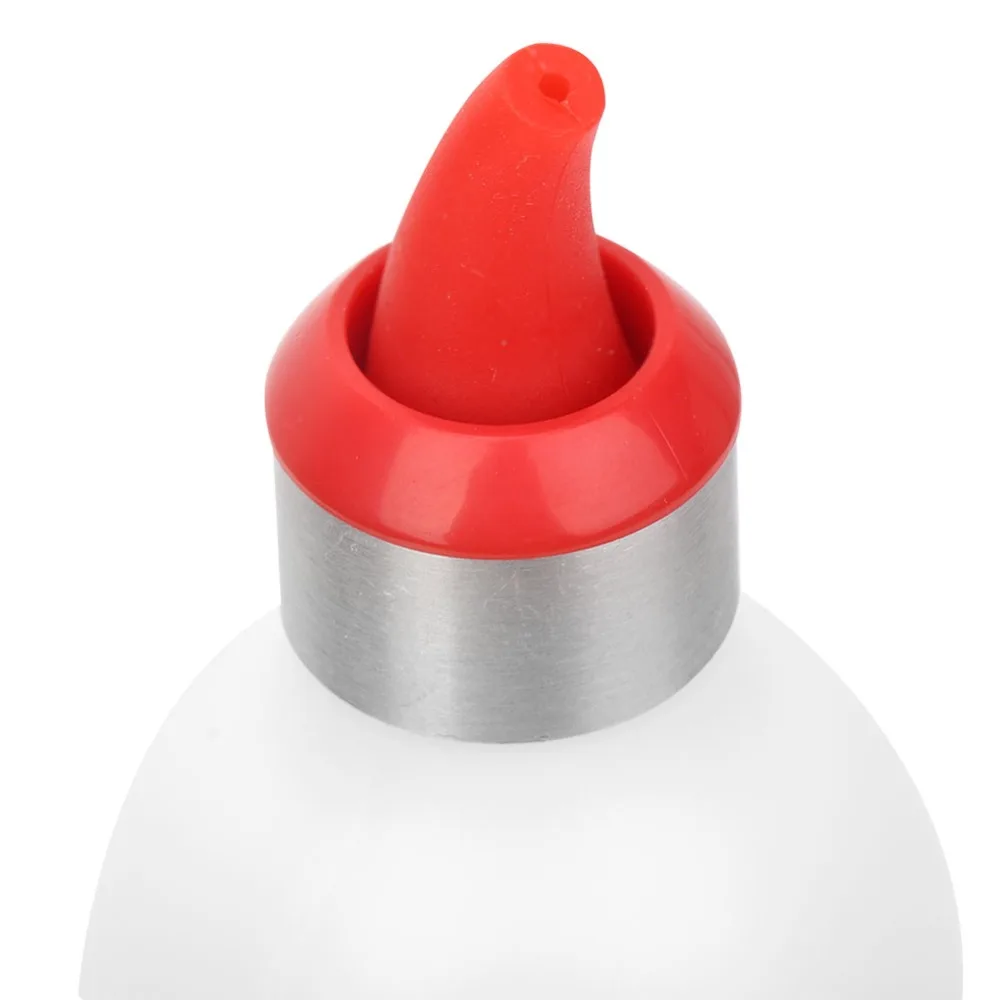 2Pcs Reusable PP Squeeze Bottle 450ml Capacity Red/Blue/Green Condiment Dispenser Seasoning Bottle For Salad Dressing