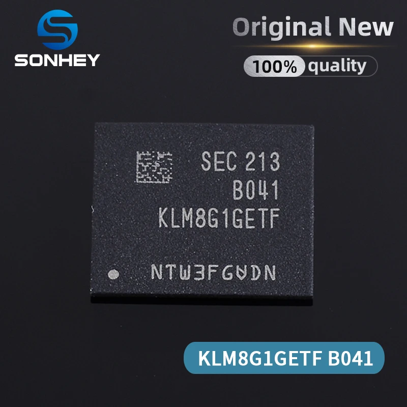 (5-10piece) 100% New Original KLM8G1GETF-B041 KLM8G1GETF B041 BGA EMMC Memory IC chip