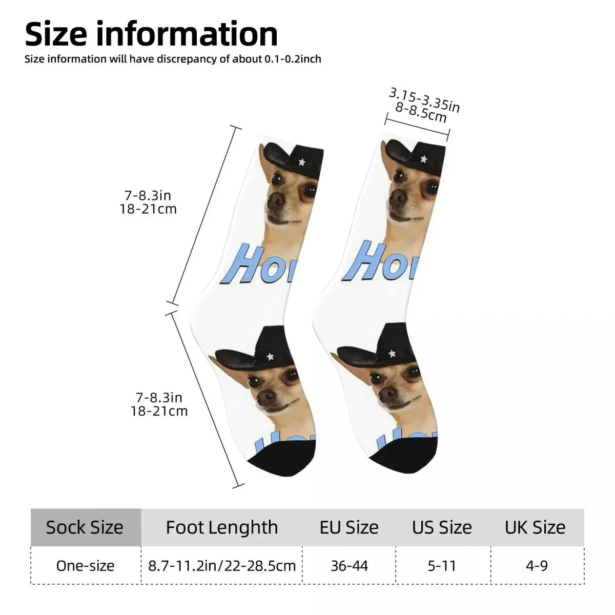 Chaussettes pour chien Howdy Harajuku, bas de haute qualité, chaussettes longues toutes saisons, accessoires pour hommes et femmes, cadeaux