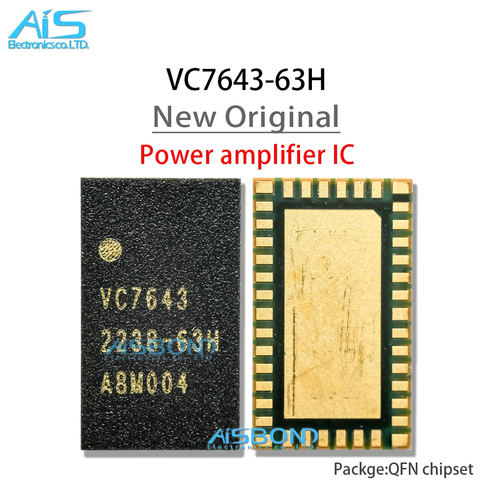 5 unids/lote VC7643-21 VC7643-61 VC7643-62 VC7643-63 VC7643-63H amplificador de potencia IC para Oppo A52 A72 A32 Chip de módulo de señal VC7643