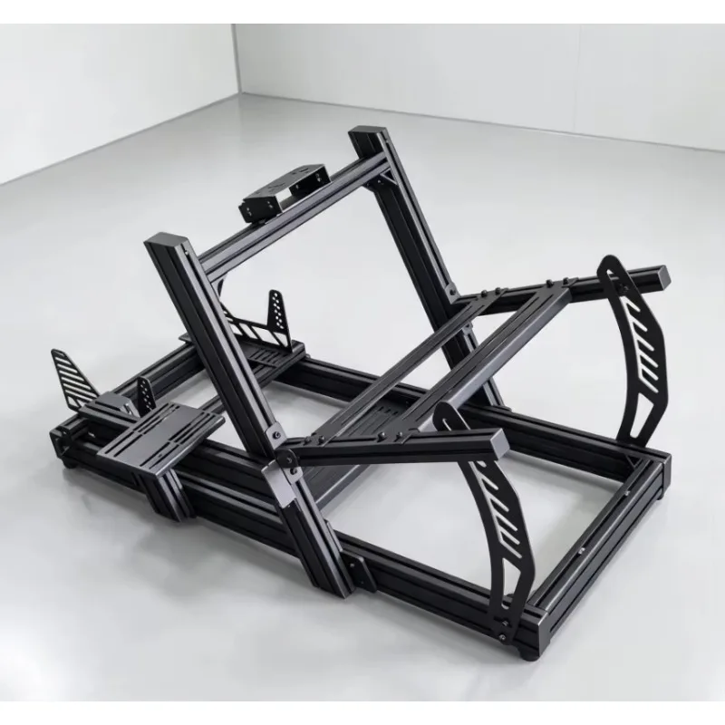 Next Level Racing F-GT Elite  Sim Racing Cockpit Kit 4080 T Slot Black Aluminum Profiles High-Level Simulator Cockpit