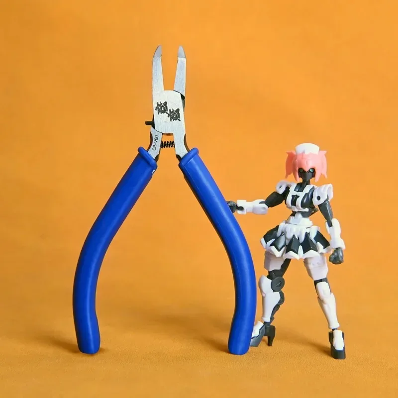 

Цельная военная модель, инструменты для рукоделия, хобби, сделай сам, на Рождество, Хэллоуин 45 ° Угловые плоскогубцы Ножницы-щипцы с двусторонним лезвием