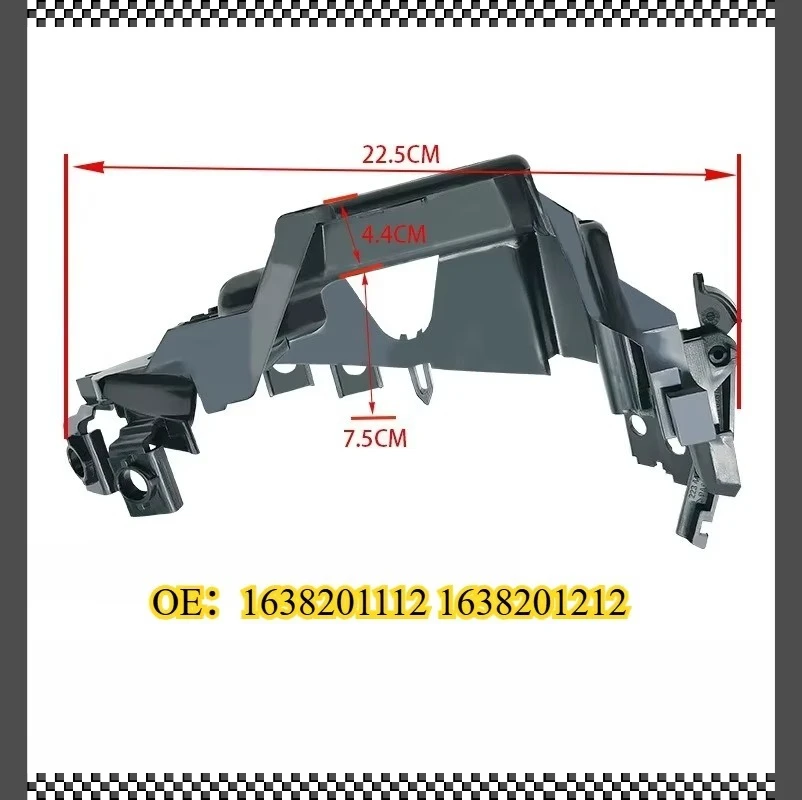 Front Fog Light Mount Bracket Lamp Support Holder For Mercedes-Benz M W163 1998-2005 1638201112 1638201212 Left Right