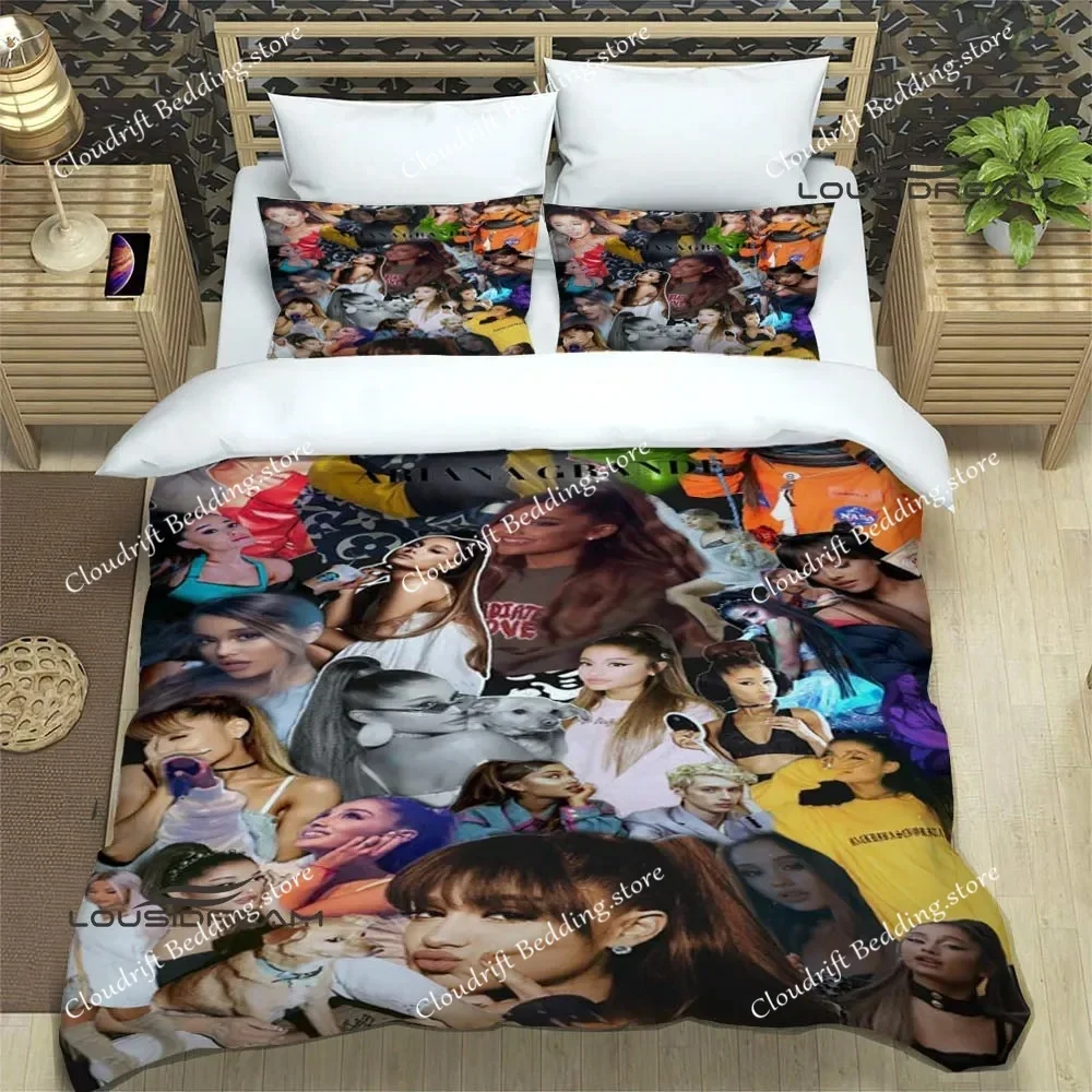 

Singer Ariana grande Bedding Sets exquisite bed supplies set duvet cover bed comforter set bedding set luxury birthday gift026