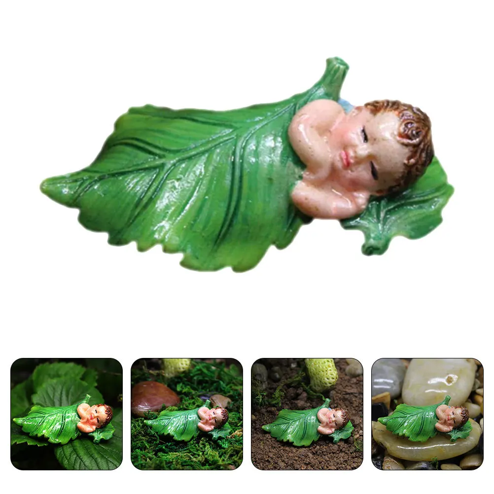 

Flower Fairy Resin Flower Fairy Garden Decor Outdoor Yard Miniature Baby Ornament Small Craft Home Decoration