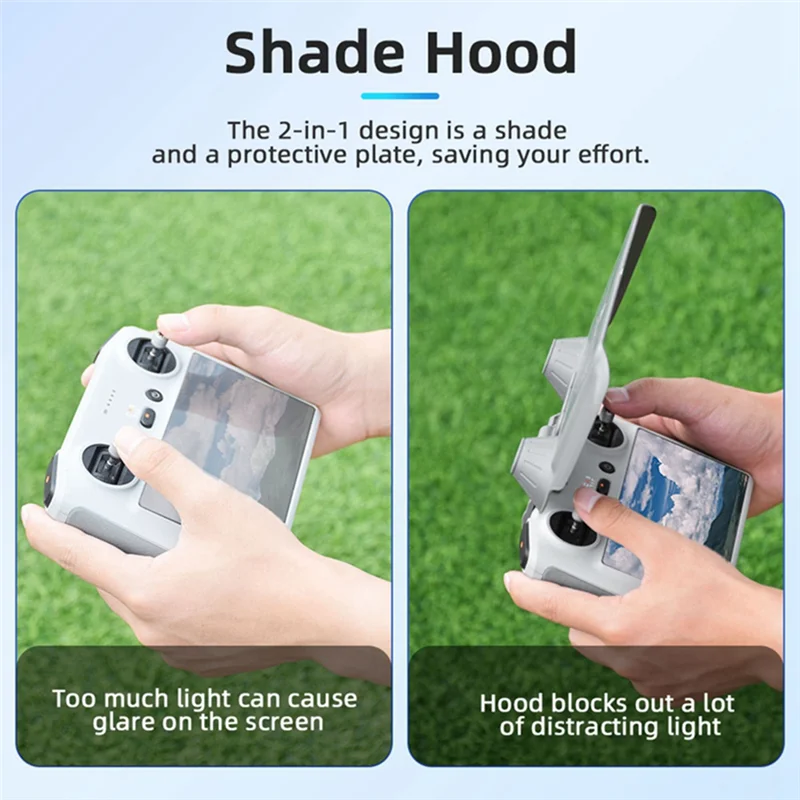 Vo-para dji air2 capô de controle remoto royal 3pro cordão rc bloqueador de luz pára-sol acessórios multifuncionais peças