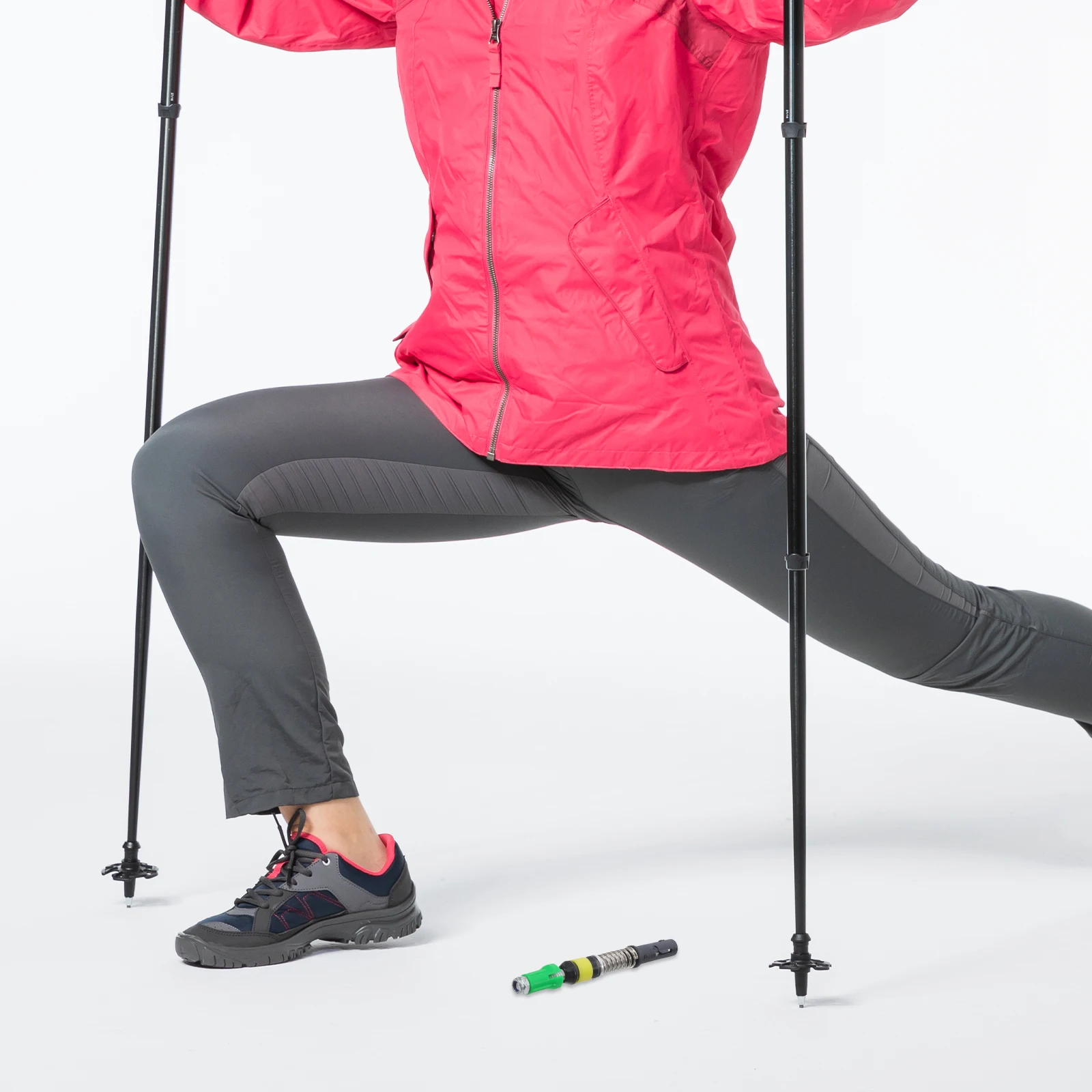 

Trekking Pole Expansion Tube Cane Fitting Hiking Poles for Men Expand Rubber Sticks End Caps Metal