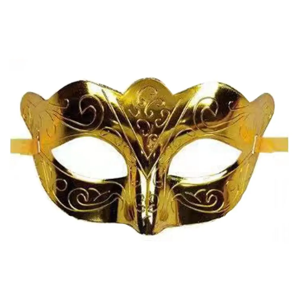 

Half Face Water Ripple Mask Party Cosplay Props Prom Party Supplies Masquerade Mask Plastic Carnival Costume Props Decoration