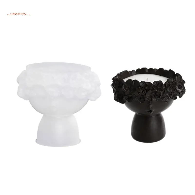 Girl Shaped Candlestick Molds DIY Hand-Making Supplies for Figurines