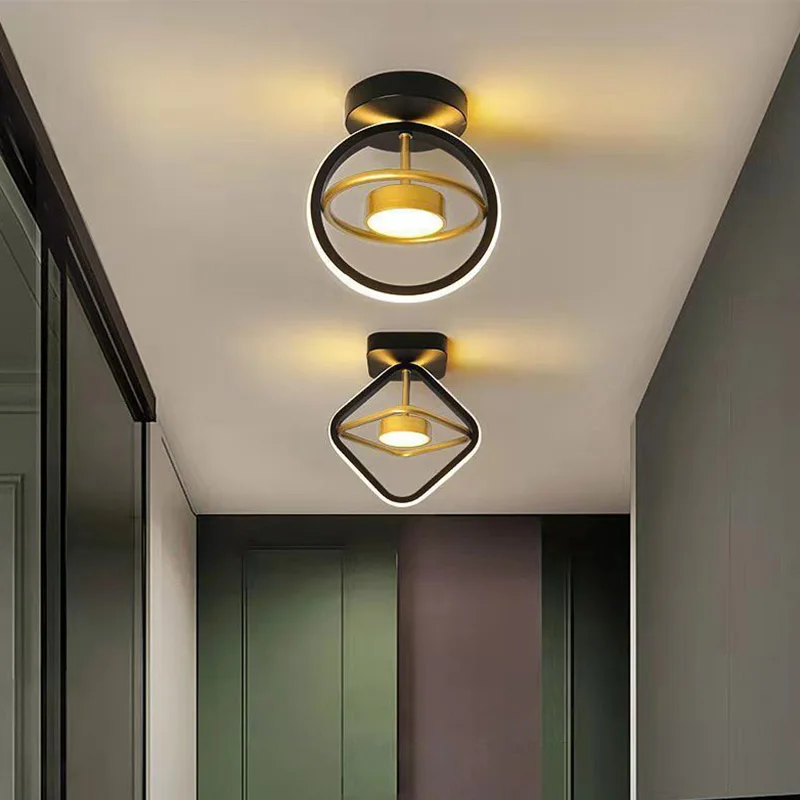 Modern LED Ceiling Light Indoor Lighting For Home Living Room Bedroom Dining Chandelier Decoraction Gold/Black Lamp Fixtures