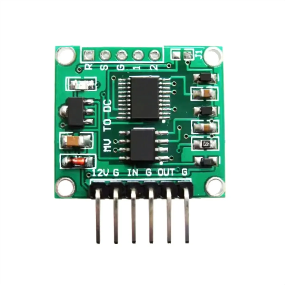 DT1264 Mon.PT1000 to 0-5V Signal Converter PT1000 to 0-10V Temperature Transmitter RTD to Voltage Signal Conditioner PCB-Mounted
