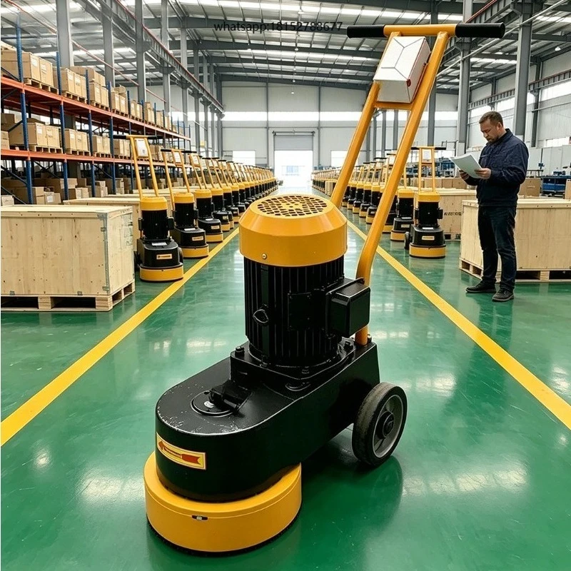 High Efficiency 110V Terrazzo Floor Polisher 20-30m²/h 3KW Hand Push Grinder Factory Price for