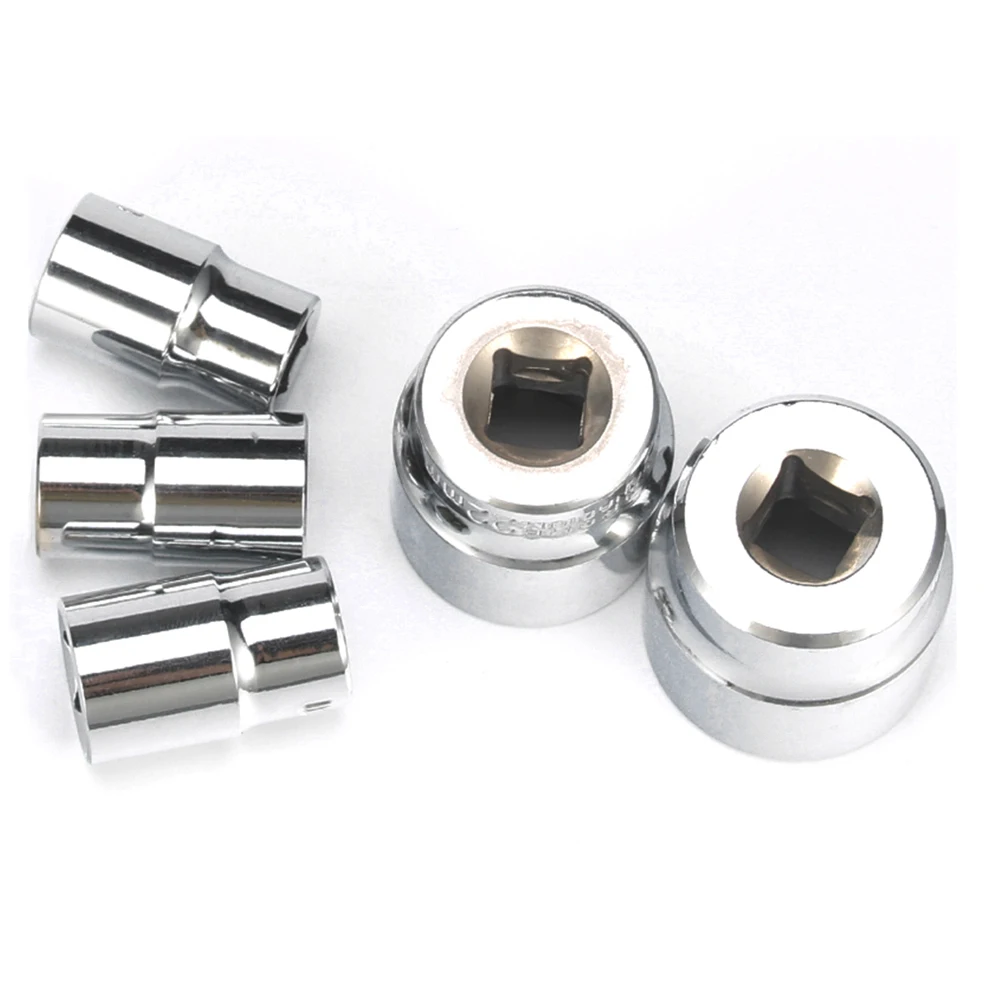 3/8 인치 육각 소켓 렌치 10mm 래칫 스패너 액세서리 어댑터 6mm-22mm 소켓 나사 제거 도구 1개