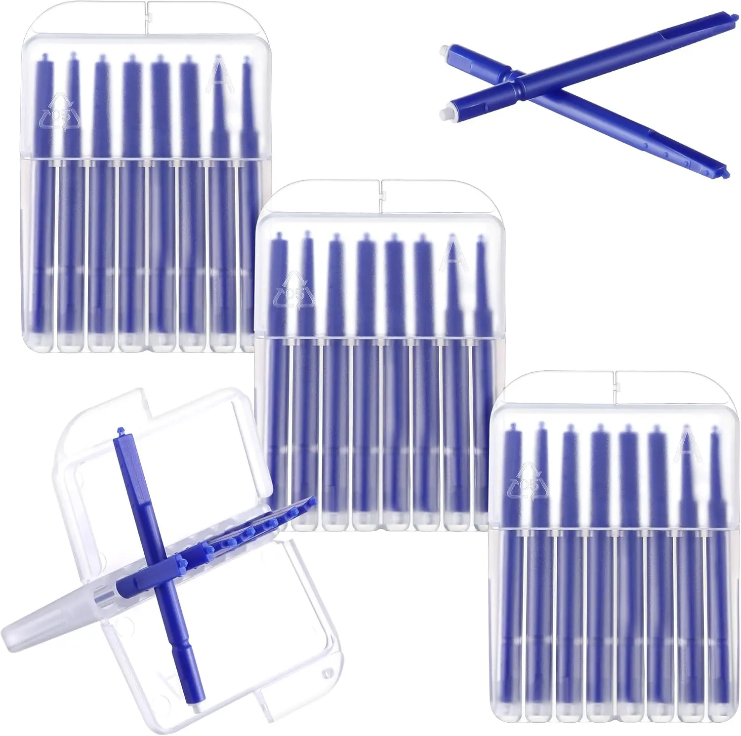 

32 Pcs Wax Guard Filters for Hearing Aids, 1.5mm Replacement, Blue, 4 Pack